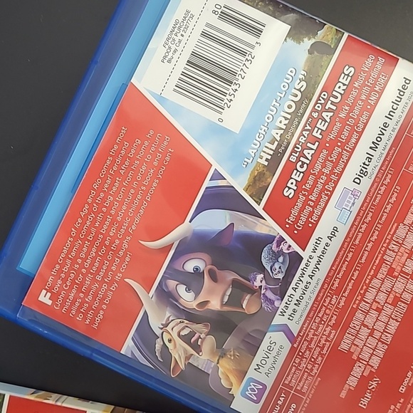 NWOT Ferdinand the Bull Blu-Ray DVD combo Two Disc Movie - Picture 4 of 9
